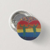 Dank Yeshaya hatten sie die Regenbogenhochzeit Button (Vorne & Hinten)