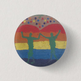 Dank Yeshaya hatten sie die Regenbogenhochzeit Button