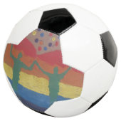 Dank Yeshaya hatten sie die Regenbogenhochzeit Fußball (Dreiviertel)