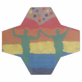 Dank Yeshaya hatten sie die Regenbogenhochzeit Fußball (Flach)