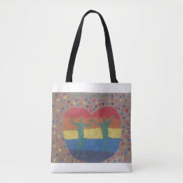Dank Yeshaya hatten sie die Regenbogenhochzeit Tasche