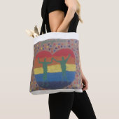 Dank Yeshaya hatten sie die Regenbogenhochzeit Tasche (Von Nahem)
