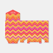 Dank Zickzack roter, rosa Sample-Geschenkboxen Geschenkschachtel (Ungefaltet)