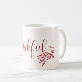 Dankbar an Berries Kaffeetasse