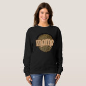 Dankbar an den gesegneten Mama Leopard Fall Danke Sweatshirt (Vorne ganz)