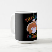 Dankbar an Krankenschwestern, die unsere Helden fe Kaffeetasse (Vorderseite Links)