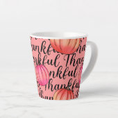 Dankbar an Pink Pumpkins Milchtasse (Rechte Ecke)