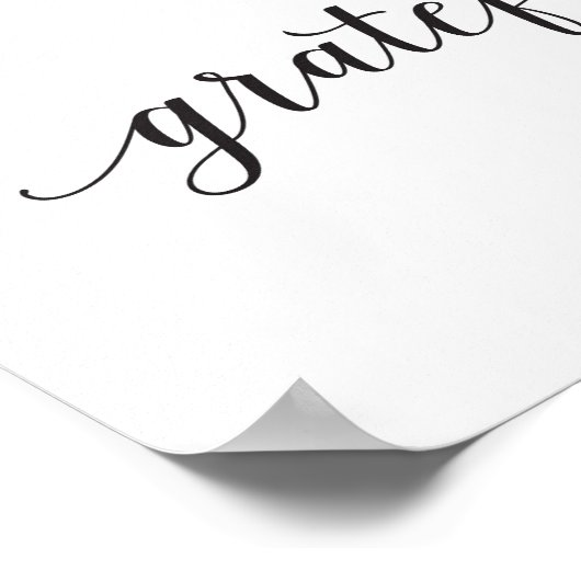 Dankbar - Art Print - Dekoration (Ecke)