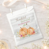Dankbar | Autumn Fall Pumpkin Watercolor Geschenktütchen (Ausgeschnitten)