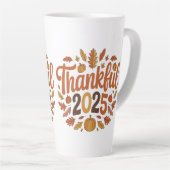 Dankbar Autumn Pumpkin Erntedank Tasse 2025 (Rechte Ecke)