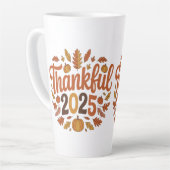 Dankbar Autumn Pumpkin Erntedank Tasse 2025 (Linke Ecke)