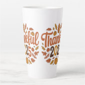 Dankbar Autumn Pumpkin Erntedank Tasse 2025 (Vorderseite)
