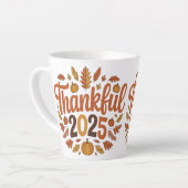 Dankbar Autumn Pumpkin Erntedank Tasse 2025 (Linke Ecke)