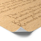 Dankbar bin ich poster (Ecke)