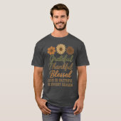 Dankbar Dankbar Dankbar T-Shirt (Vorne ganz)