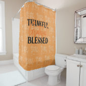 Dankbar, dankbar, gesegnet duschvorhang (Beispiel)