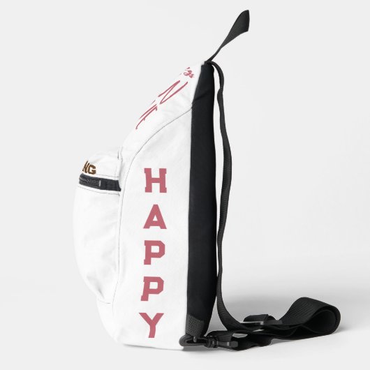 Dankbar, dankbar, gesegnet, glücklich | crossbody bag (Rechts)