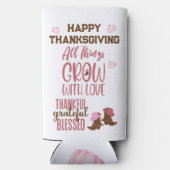 Dankbar, dankbar, gesegnet, glücklich | selters dosenkühler (Rückseite)