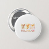 Dankbar Dankbar Gesegnet Gottes Treuer Christ Button (Vorne & Hinten)