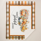 Dankbar, dankbar, gesegnet Großer Sherpa-Decken Sherpadecke (Vorderseite)