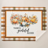 Dankbar, dankbar, gesegnet Großer Sherpa-Decken Sherpadecke (Vorderseite (Horizontal))