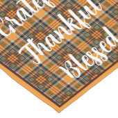 Dankbar, dankbar, gesegnet lange Tischläufer (Ecke)