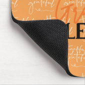 Dankbar, dankbar, gesegnet mousepad (Ecke)