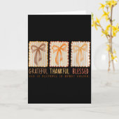 Dankbar Dankbar Gesegnet Religiös Christlich  Karte (Gelbe Blume)