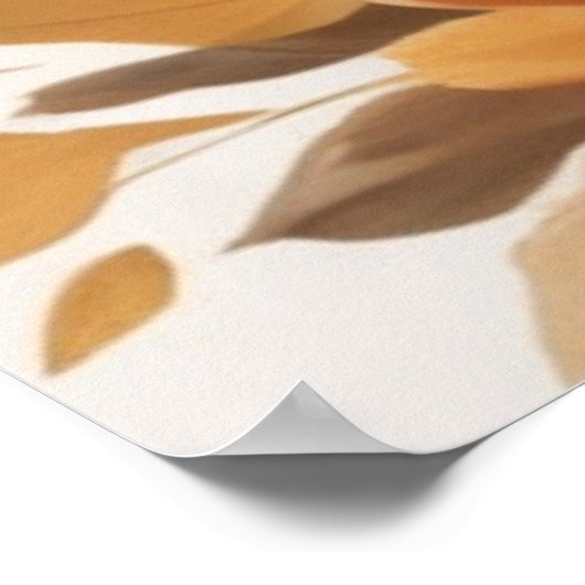 Dankbar, dankbar, gesegnet Wall Art Design Poster (Ecke)