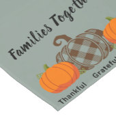 Dankbar dankbar gesegnete Familien Kurz Kurzer Tischläufer (Ecke)