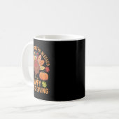 Dankbar Dankbar gesegnete Türkei Frauen glücklich Kaffeetasse (Vorderseite Links)