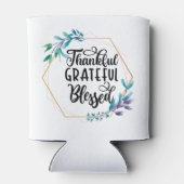 Dankbar, dankbar und gesegnet dosenkühler (Rückseite)