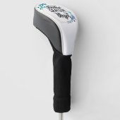 Dankbar, dankbar und gesegnet golf headcover (angewinkelt)