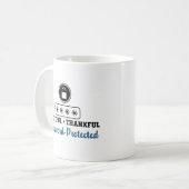 Dankbar Dankbares Passwort geschützt - IT Kaffeetasse (Vorderseite Links)
