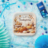 Dankbar Danke für den festlichen Erntedank 12 cm Pappteller (Party)