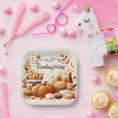 Dankbar Danke für den festlichen Erntedank 12 cm Pappteller (Party)