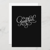 dankbar dankeskarte (Vorne/Hinten)