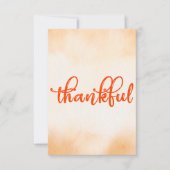 dankbar dankeskarte (Vorderseite)