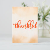 dankbar dankeskarte (Stehend Vorderseite)