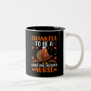 Dankbar, ein Arbeiter und Lieferant zu sein Zweifarbige Tasse