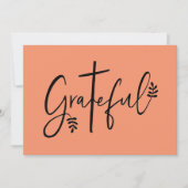 dankbar einladung (Vorderseite)