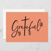 dankbar einladung (Vorne/Hinten)