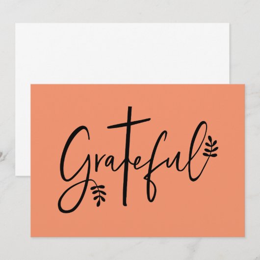 dankbar einladung (Vorne/Hinten)