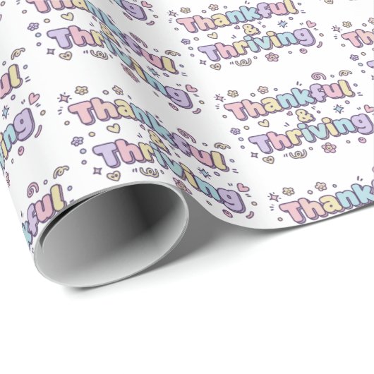 Dankbar & Erfolgreich Geschenkpapier (Rolleneckpunkt)