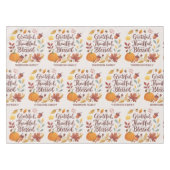 Dankbar Ergeben Gesegnet Erntedankfest Herbst Tischdecke (Vorderseite (Horizontal))