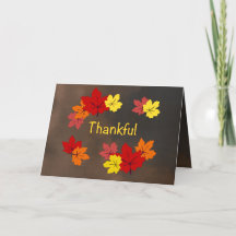 Dankbar, Fall Maple Blätter