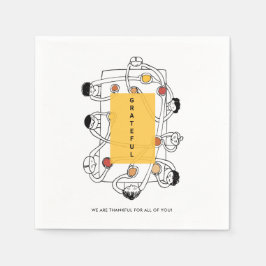 Dankbar Freundliches Erntedank Dinner Serviette