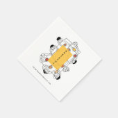 Dankbar Freundliches Erntedank Dinner Serviette (Ecke)