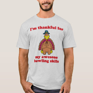Dankbar für Bowling T-Shirt