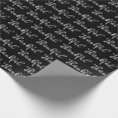 dankbar für das Blumenschreiben des Schriftartes Geschenkpapier (Ecke)